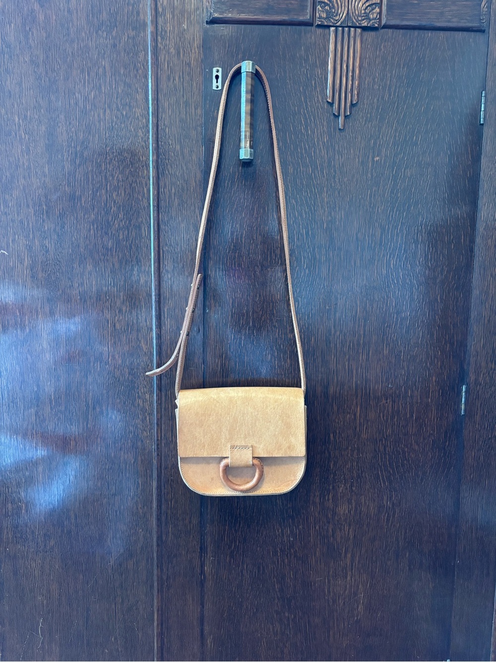Crescioni Leather Shoulder / Crossbody Bag - Picture 2 of 11